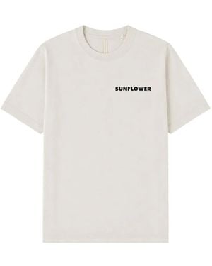 sunflower Logo-Print T-Shirt - White