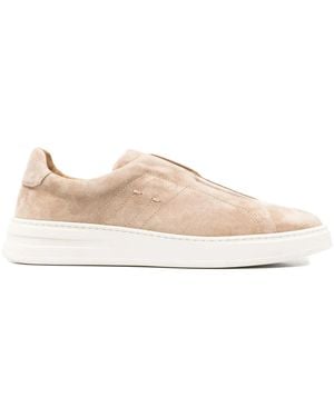 Henderson Leather Trainers - Pink