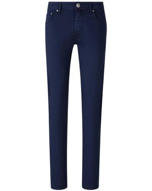Jacob Cohen Logo-Patch Jeans - Blue