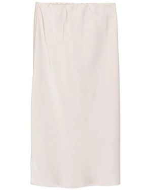 Betty Barclay Leopard-Print Midi Skirt - White