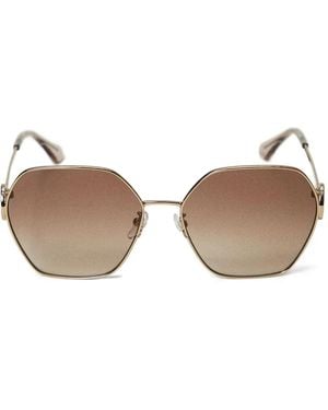 Twinset Geometric-Frame Sunglasses - Brown