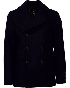 Sealup Amalfi Double-Breasted Peacoat - Blue