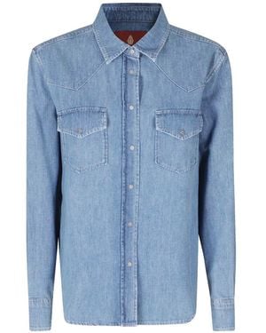 Dondup Western-Style Denim Shirt - Blue