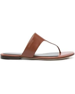 Tom Ford Open-Toe Leather Sandals - Brown