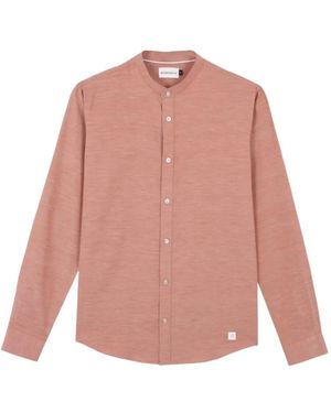 NOWADAYS Mandarin-Collar Shirt - Pink