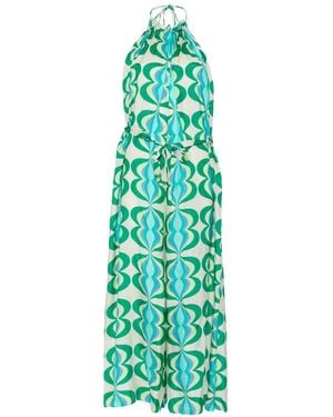 Sundress Sophie Jumpsuit Met Geometrische Print - Groen