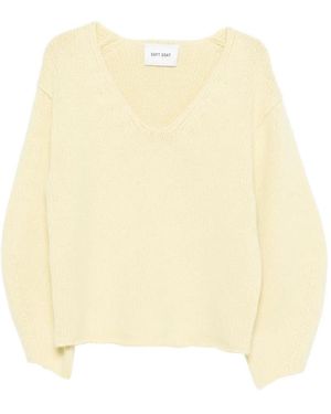Soft Goat Pullover mit Puffärmeln - Natur