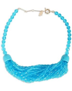 Weekend by Maxmara Multi-strand beaded necklace - Blau