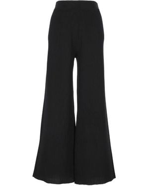 Agnona Flared Pants - Black