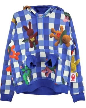 Walter Van Beirendonck プリント パーカー - ブルー