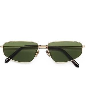 Retrosuperfuture Geometric-Frame Sunglasses - Green