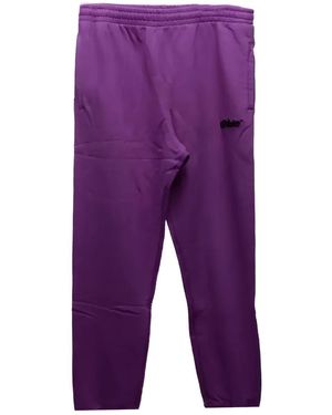 Off-White c/o Virgil Abloh Logo Trousers - Purple
