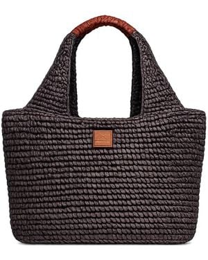 Sundek Bolso Shopper Grande Con Parche Del Logo - Negro