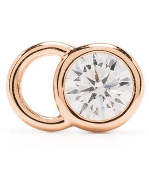 COURBET 18Kt Recycled Rose Co Mono Laboratory-Grown Diamond Stud Earring - Metallic
