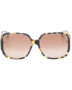 Jimmy Choo Gafas De Sol Taras Con Efecto De Carey - Rosa