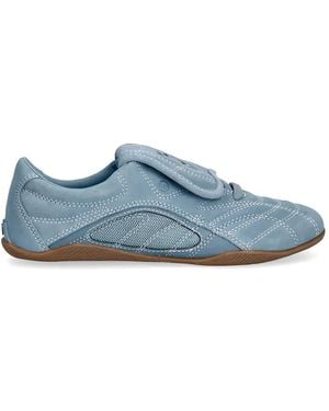 MICHAEL Michael Kors Kyler Quilted Lace-Up Trainers - Blue