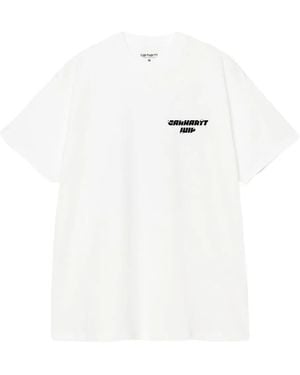 Carhartt Logo-Print Graphic T-Shirt - White