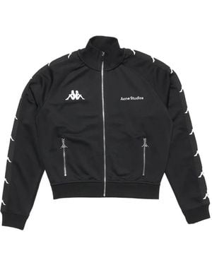 Acne Studios X Kappa Zip-Up Jacket - Black