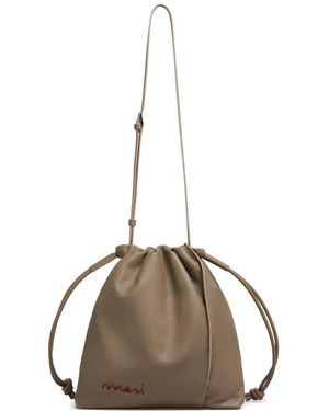 Marni Scrunchie ショルダーバッグ M - ナチュラル