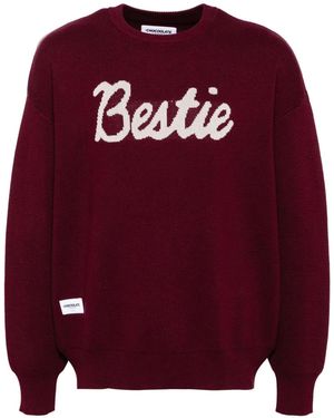 Chocoolate Bestie Jumper - Red