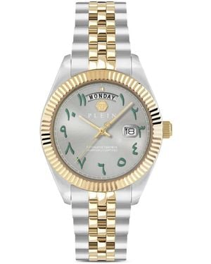 Philipp Plein Date Superlative 41Mm Watch - Metallic