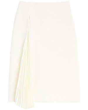 Jil Sander Gonna Plissettata Asimmetrica - Bianco