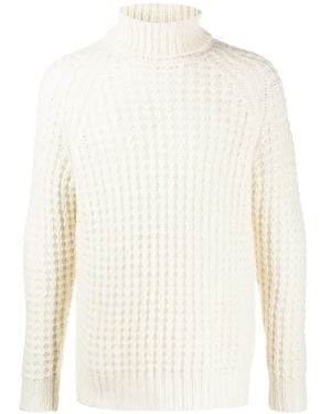 Roberto Collina Waffle-Knit Roll-Neck Jumper - Multicolour
