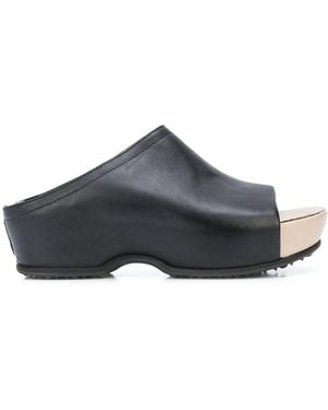 Rosetta Getty X Ecco Open Toe Clogs - Black