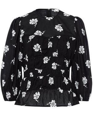 IVY & OAK Floral-Print Blouse - Black