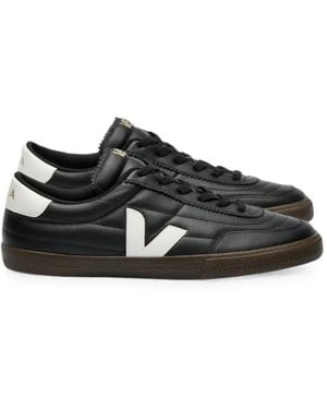 Veja Panenka Logo-Patch Sneakers - Black