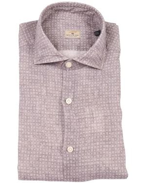 Sonrisa Patterned Cotton Shirt - Pink