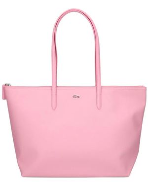 Lacoste Large L.12.12 Concept Tote Bag - Pink