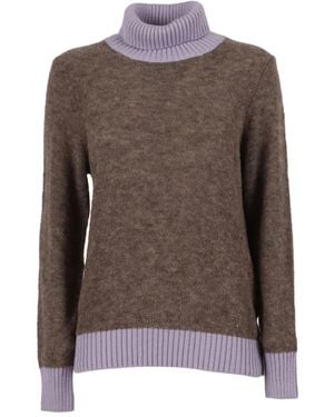 K-Way Grazay Rollkragenpullover - Braun