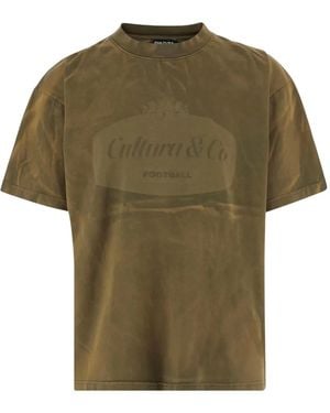 Cultura ロゴ Tシャツ - グリーン