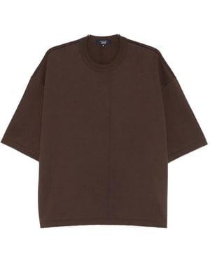 Comme des Garçons クルーネック Tシャツ - ブラウン
