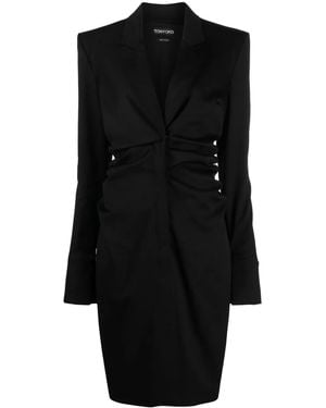 Tom Ford Ruch Tailored Mididress - Black