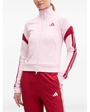 adidas House Of Tiro Nations Pack Zip-Up Sweatshirt - Red