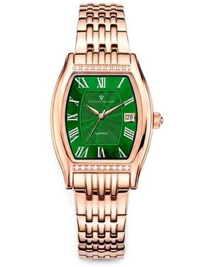 Christian Van Sant Gemma 34Mm Watch - Green