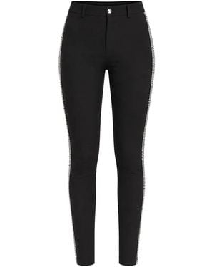 Philipp Plein Side-Stripe Pants - Black
