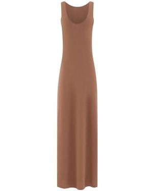 12 STOREEZ Mawata Scoop-Neck Maxi Dress - White