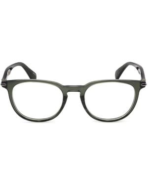 Rag & Bone Round-Frame Glasses - Green