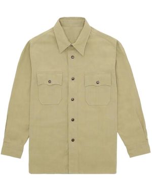 Fortela Button Pocket Overshirt - Natural