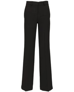 Al Duca d'Aosta Belt-Loops Zip-Fastening Trousers - Black