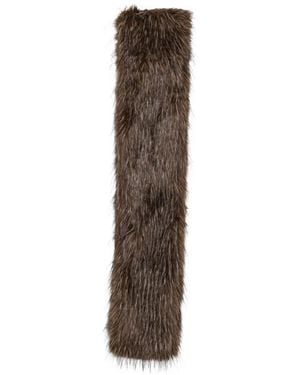 Betta Corradi Faux-Fur Scarf - Natural