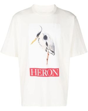 Heron Preston Heron Bird Painted T-shirt - White