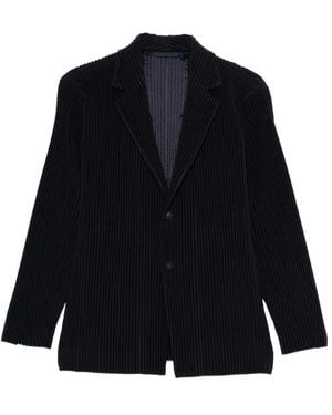 Homme Plissé Issey Miyake Two-Button Jacket - Blue