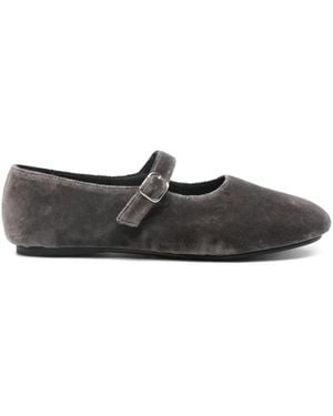 Virreina Ballerinas mit Riemen - Schwarz