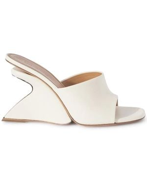 Off-White c/o Virgil Abloh Jug Wedge-Mules - Weiß