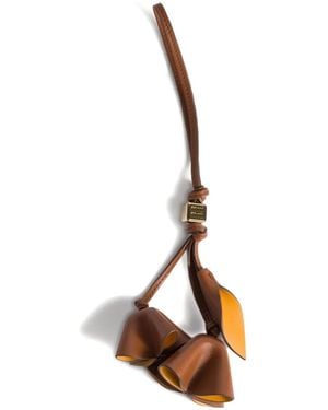 Miu Miu Flower Schlüsselanhänger - Braun
