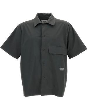 Pas Normal Studios Chest-Pocket Short-Sleeve Shirt - Black